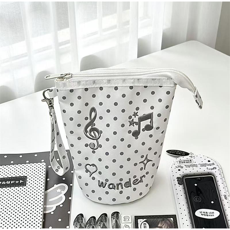 Kawaii Polka Dot Music Note Em - Pencil Case Large review and price