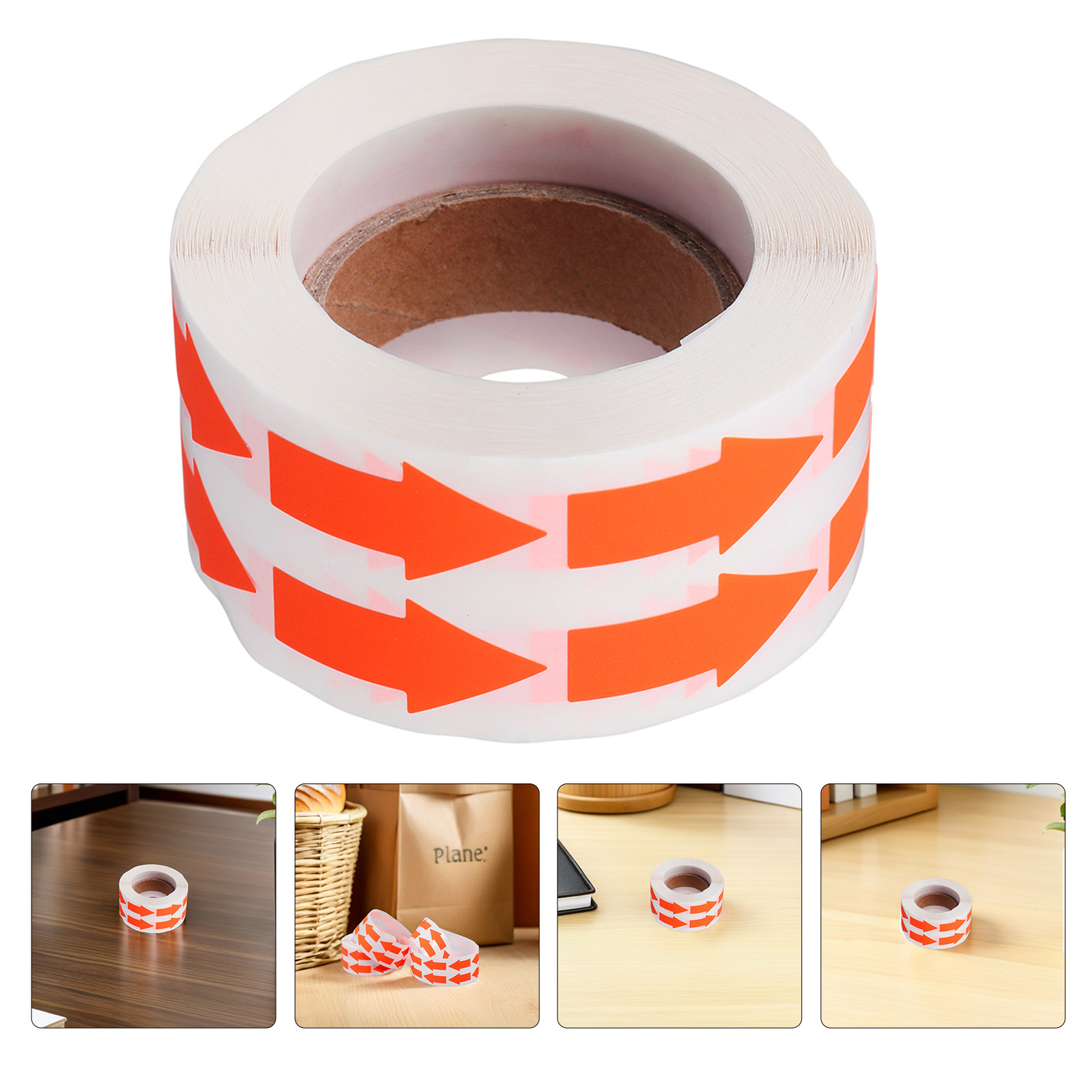 2 Rolls Fluorescent Arrow Stic - Sticker Label Roll review and price