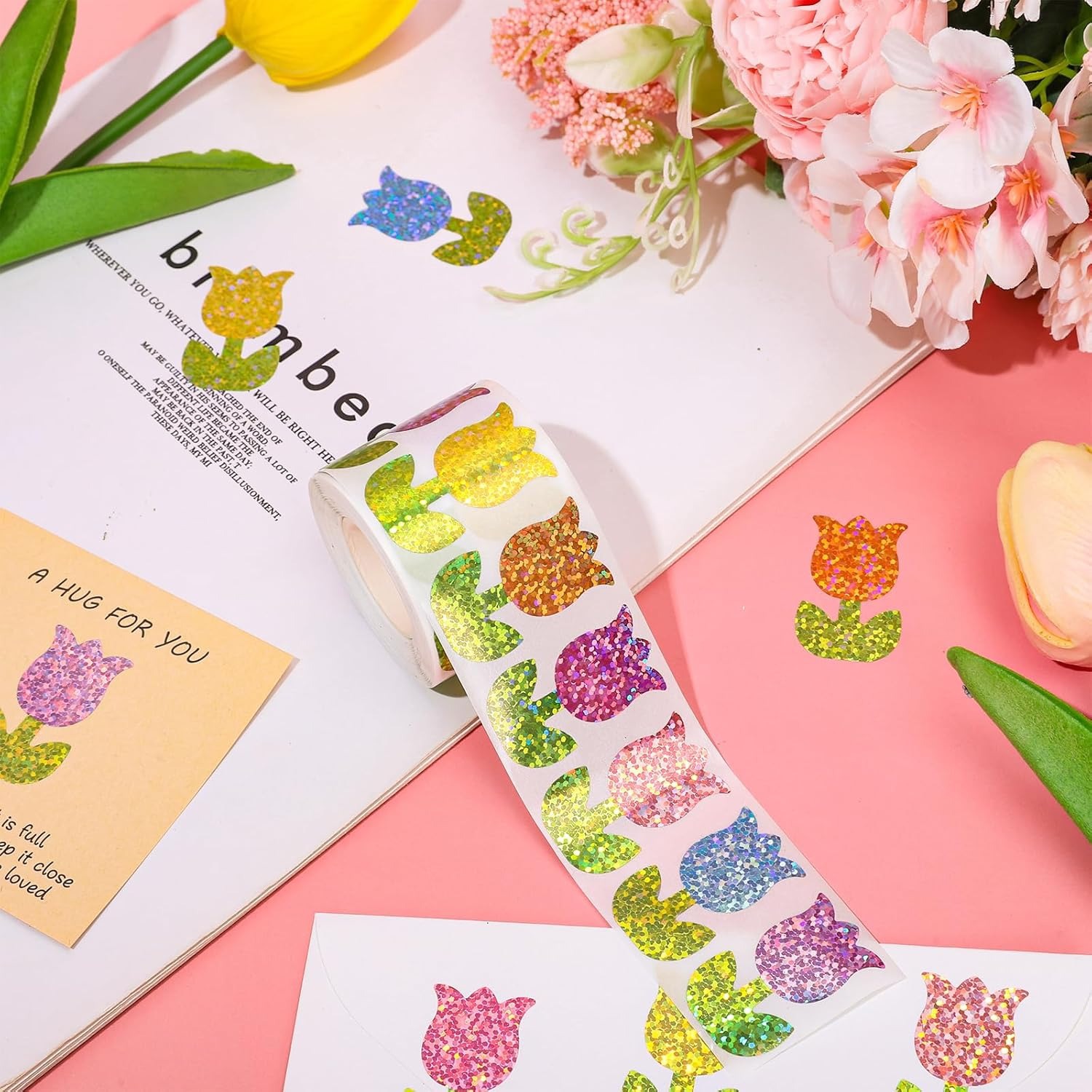 Cartoon Colorful Flower Decora - Memo Pad Sticky review and price