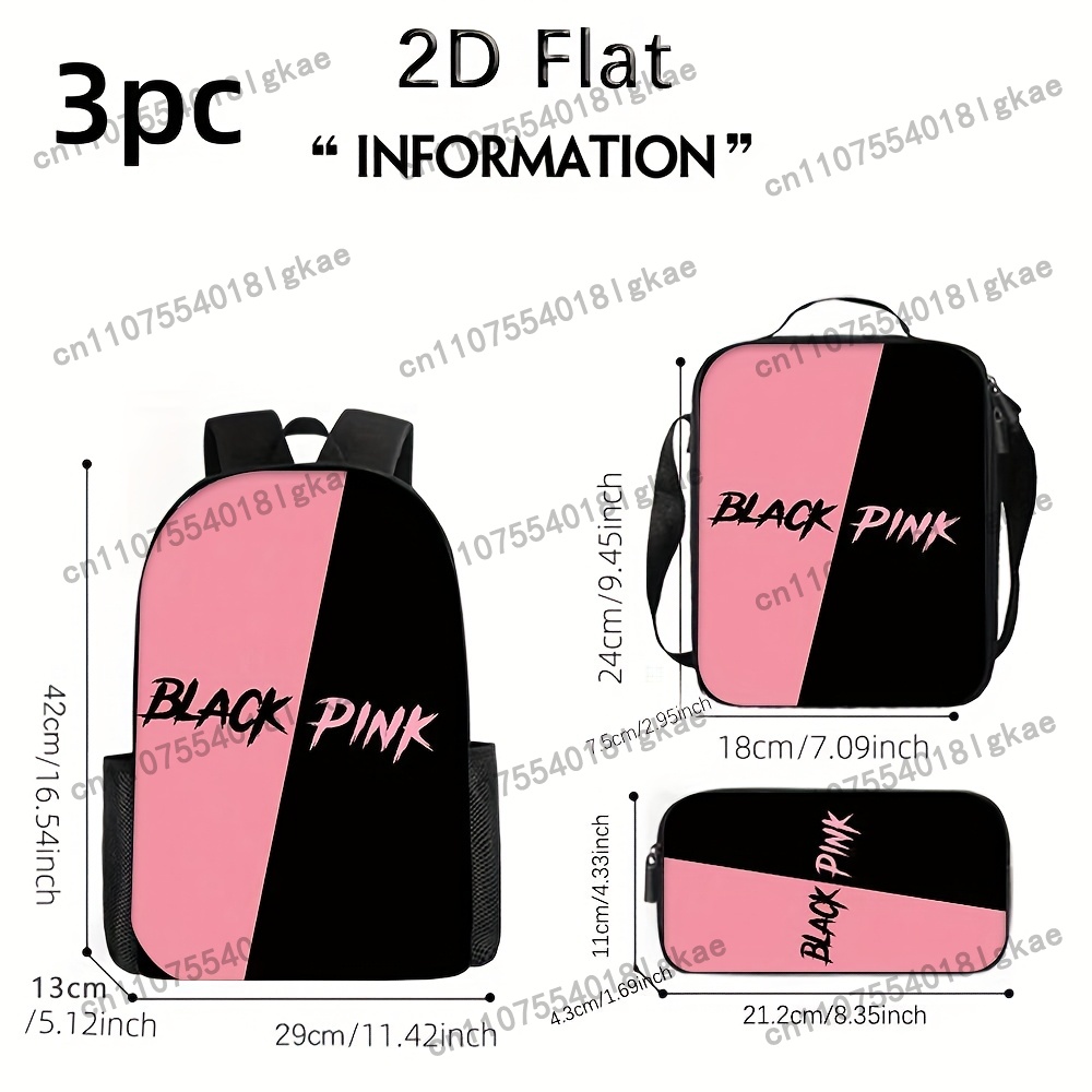 3pcs Summer Essential KPOP Bac - Pencil Case Large review and price