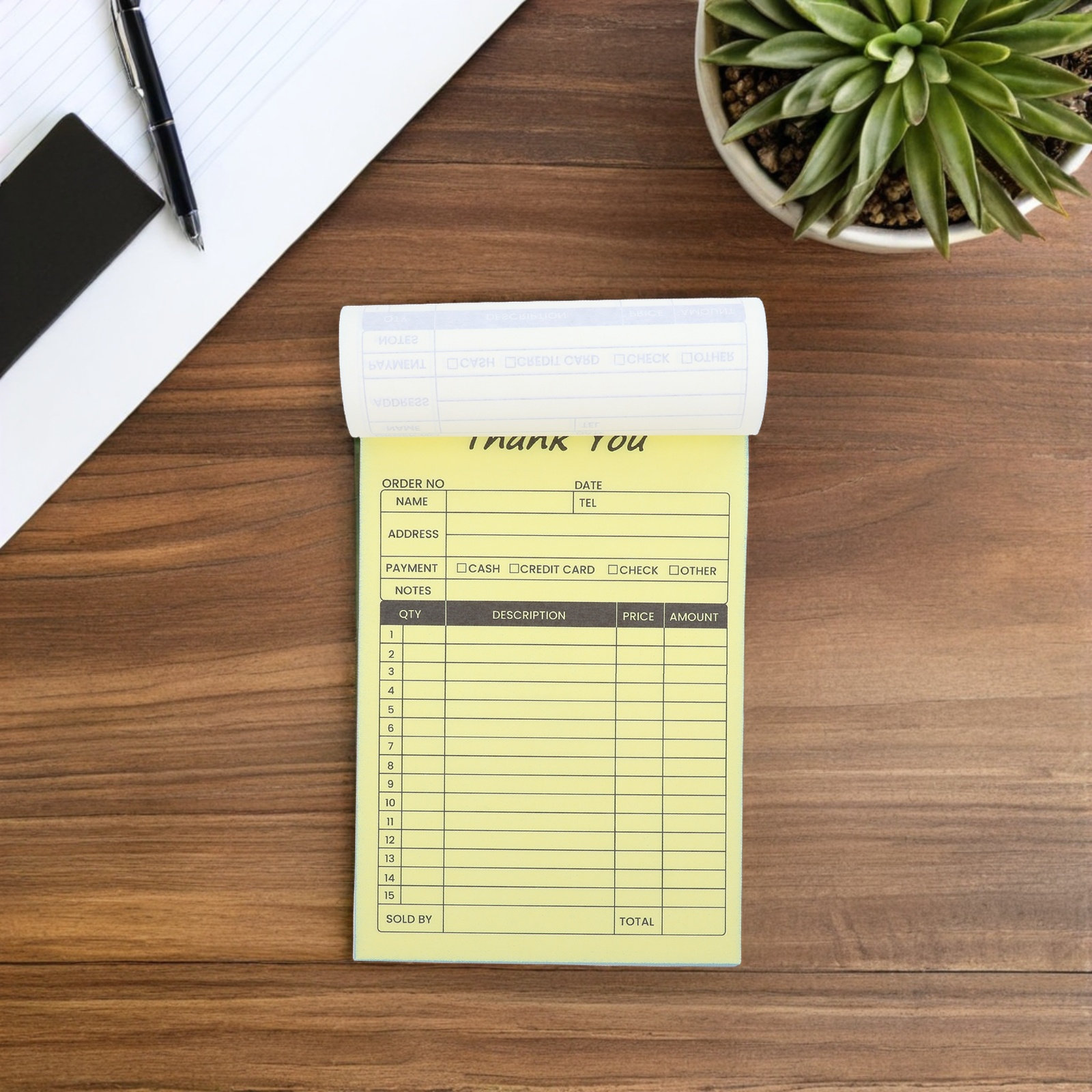 2Pcs Business Order Forms Rece - Carbon Copy Book review and price