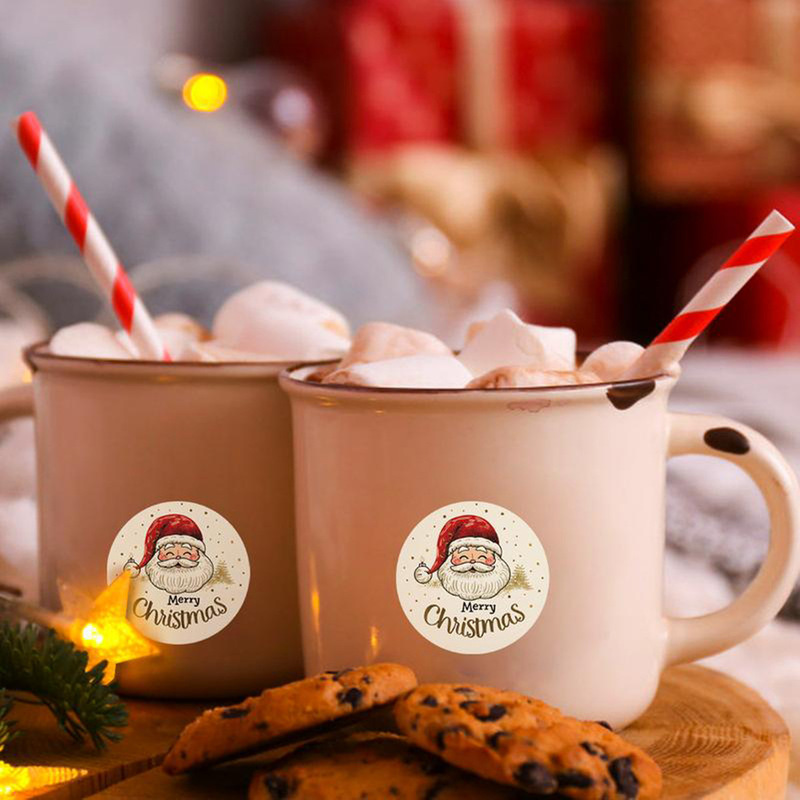 500pcs/Roll Christmas Santa Cl - Sticker Label Roll review and price